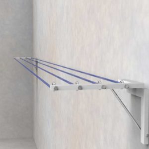 Retractable Wall/Wall Clothesline French Hand 04 Ropes Blue